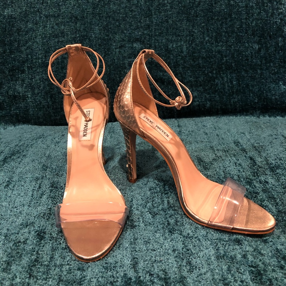 Steve Madden Rose Gold Sandals